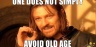 No avoiding old age...